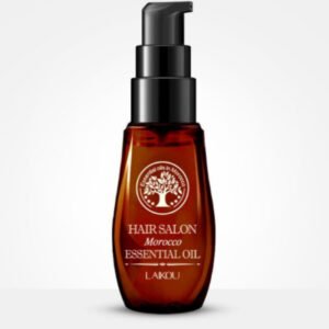 Huile Essentielle Capillaire Marocaine – Cheveux Doux, Lisses et Brillants